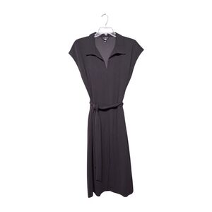 Maggy London Charcoal Midi Dress Size 16